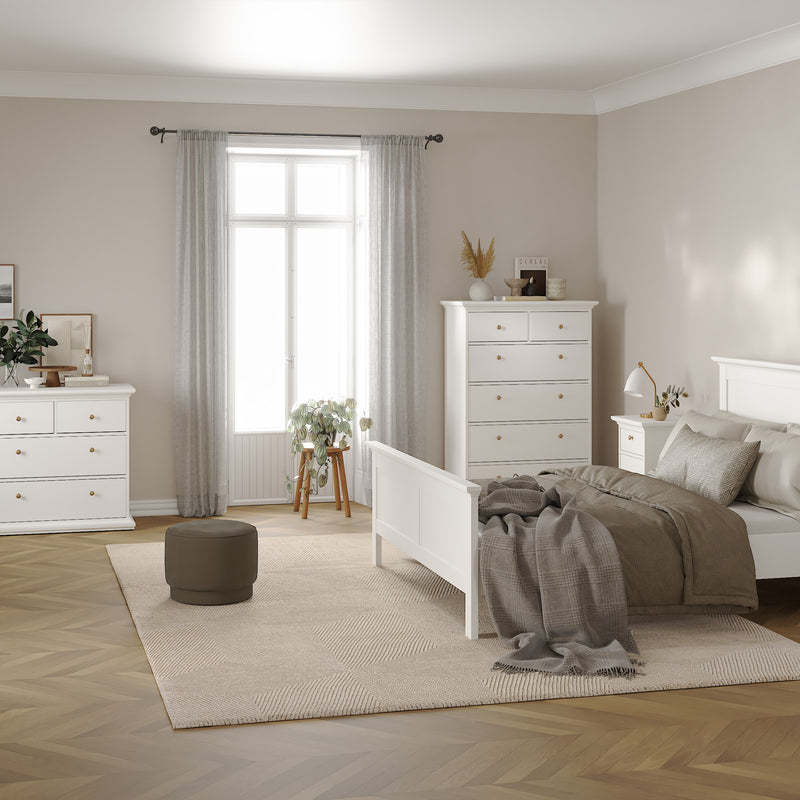 Paris Chest of 6 Drawers – White – image 6