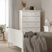 Paris Chest of 6 Drawers – White – image 7