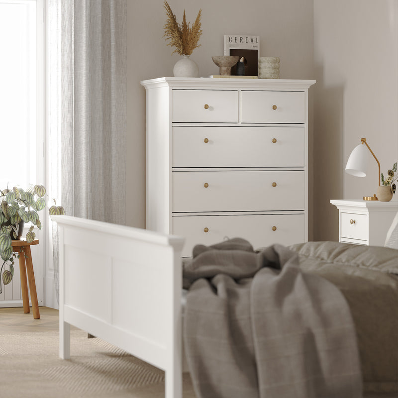 Paris Chest of 6 Drawers – White – image 7