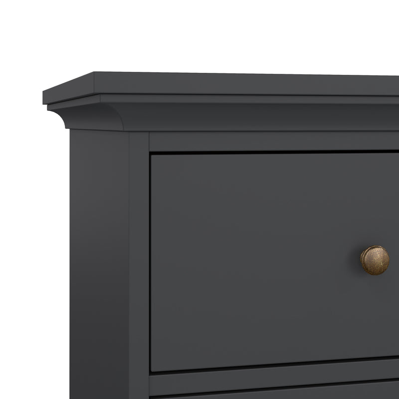 Paris Nightstand 1 Door + 1 Drawer – Matt Grey – image 10