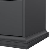 Paris Nightstand 1 Door + 1 Drawer – Matt Grey – image 12