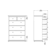 Paris Nightstand 1 Door + 1 Drawer – Matt Grey – image 14