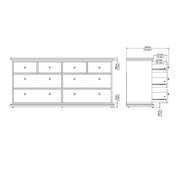 Paris Nightstand 1 Door + 1 Drawer – White – image 13