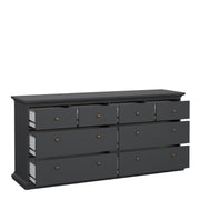Paris Chest of 8 Drawers – Matt Grey – image 5