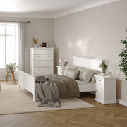 Paris Nightstand 1 Door + 1 Drawer – White – image 7
