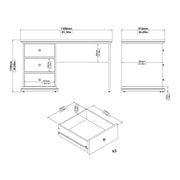 Paris Tall Bookcase – Matt Grey – image 10