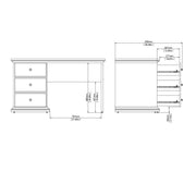 Paris Tall Bookcase – Matt Grey – image 11