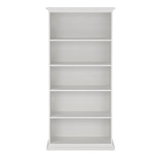 Paris Tall Bookcase – White – image 2
