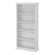 Paris Tall Bookcase – White – image 3