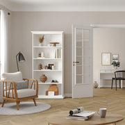 Paris Tall Bookcase – White – image 5