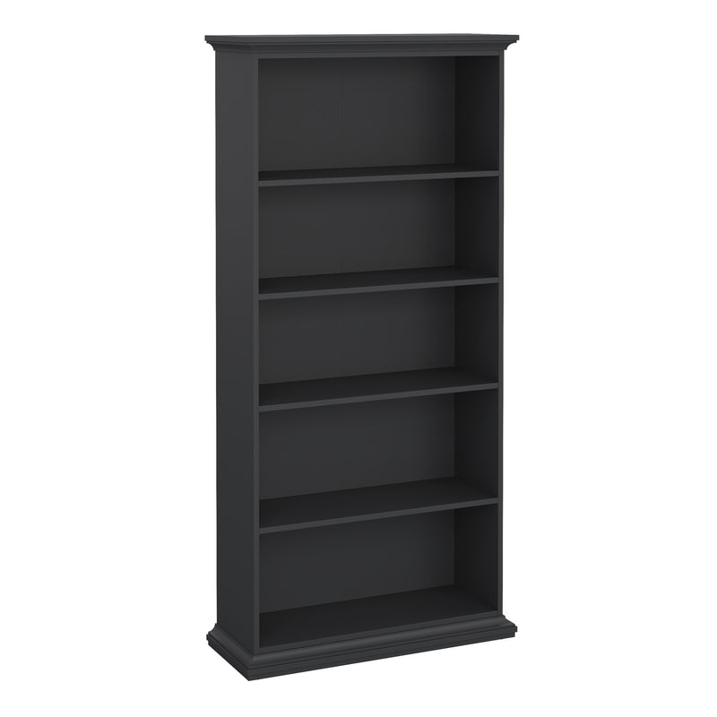 Paris Tall Bookcase – Matt Grey – image 1