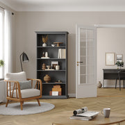 Paris Tall Bookcase – Matt Grey – image 6