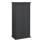 Paris Package - Bedside 2 Drawers + Chest of 4 Drawers + Wardrobe with 2 Doors – Matt Grey – image 10