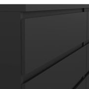 Naia Wide Chest of 6 Drawers (3+3) – Matt Black – image 8