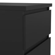 Naia Narrow Chest of 5 Drawers – Matt Black – image 7