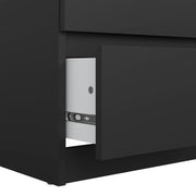 Naia Narrow Chest of 5 Drawers – Matt Black – image 8