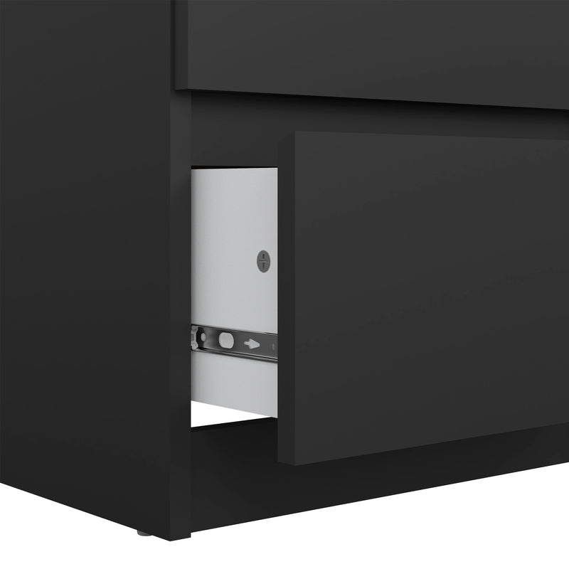 Naia Narrow Chest of 5 Drawers – Matt Black – image 8