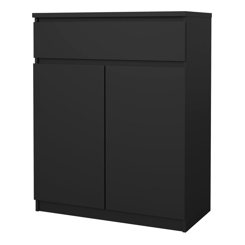 Naia Sideboard - 1 Drawer 2 Doors – Matt Black – image 3