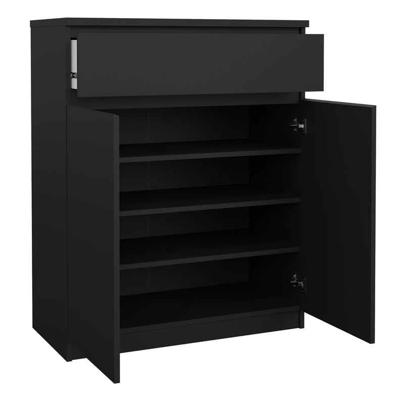 Naia Sideboard - 1 Drawer 2 Doors – Matt Black – image 4
