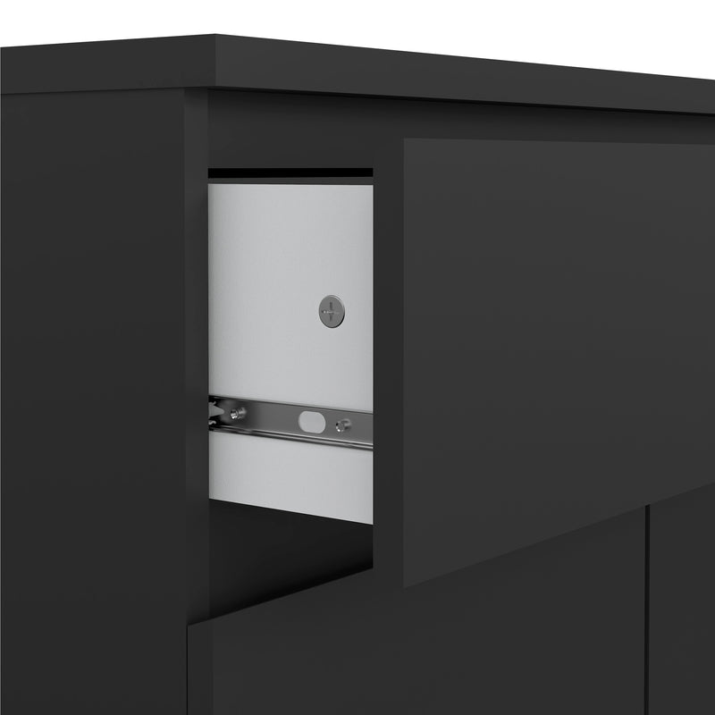 Naia Sideboard - 1 Drawer 2 Doors – Matt Black – image 6