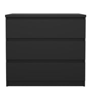 Naia Chest of 3 Drawers – Matt Black – image 2