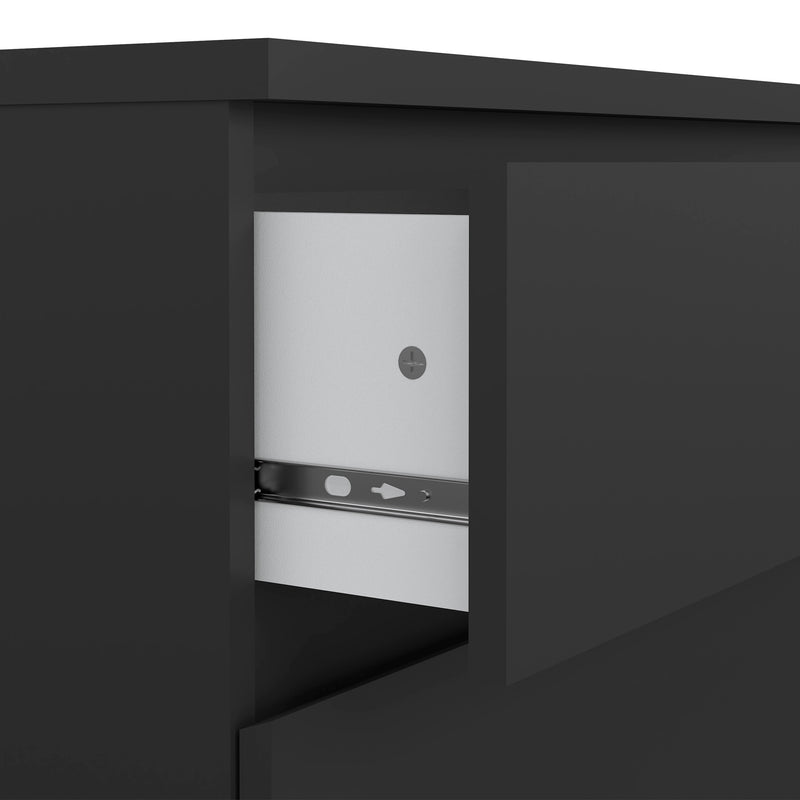 Naia Chest of 3 Drawers – Matt Black – image 7