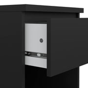 Naia Bedside 1 Drawer 1 Shelf – Matt Black – image 7