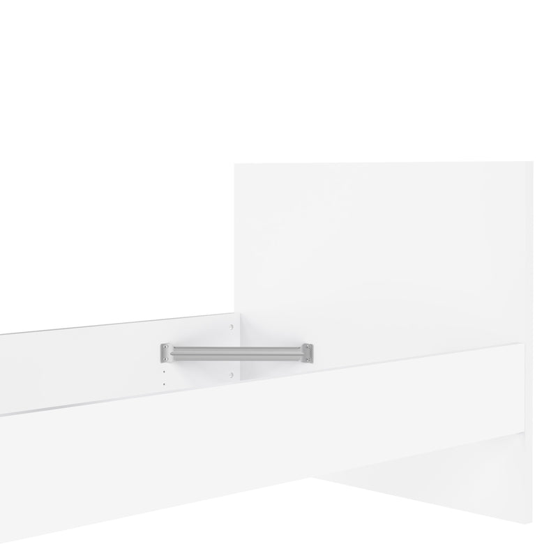 Naia Single Bed 3ft (90 x 190) – White – image 9