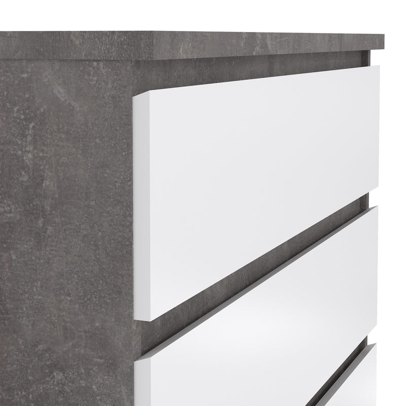 Naia Chest of 5 Drawers – Concrete Grey – image 6