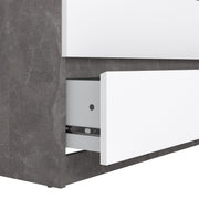 Naia Chest of 5 Drawers – Concrete Grey – image 7