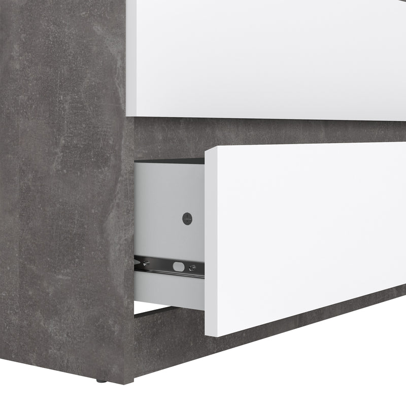Naia Chest of 5 Drawers – Concrete Grey – image 7