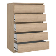 Naia Chest of 5 Drawers – Hickory Oak – image 4