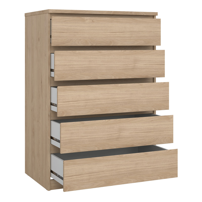 Naia Chest of 5 Drawers – Hickory Oak – image 4