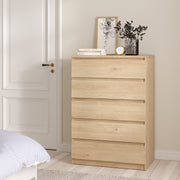 Naia Chest of 5 Drawers – Hickory Oak – image 5