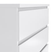 Naia Chest of 5 Drawers – White Gloss – image 6