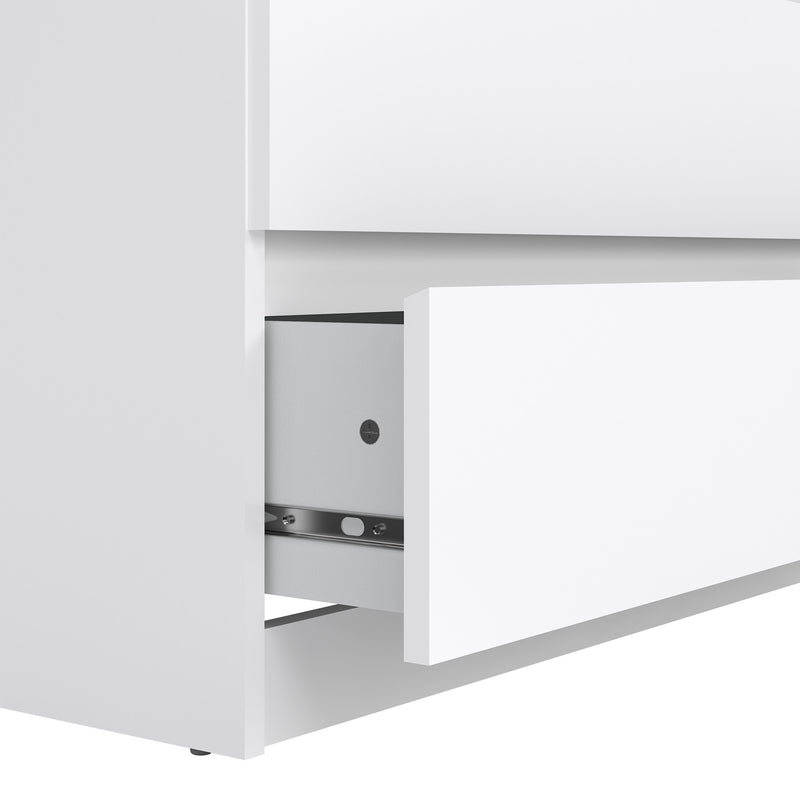 Naia Chest of 5 Drawers – White Gloss – image 7