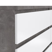 Naia Wide Chest of 6 Drawers (3+3) – Concrete Grey – image 6