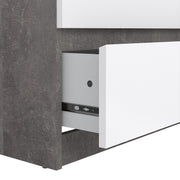 Naia Wide Chest of 6 Drawers (3+3) – Concrete Grey – image 7
