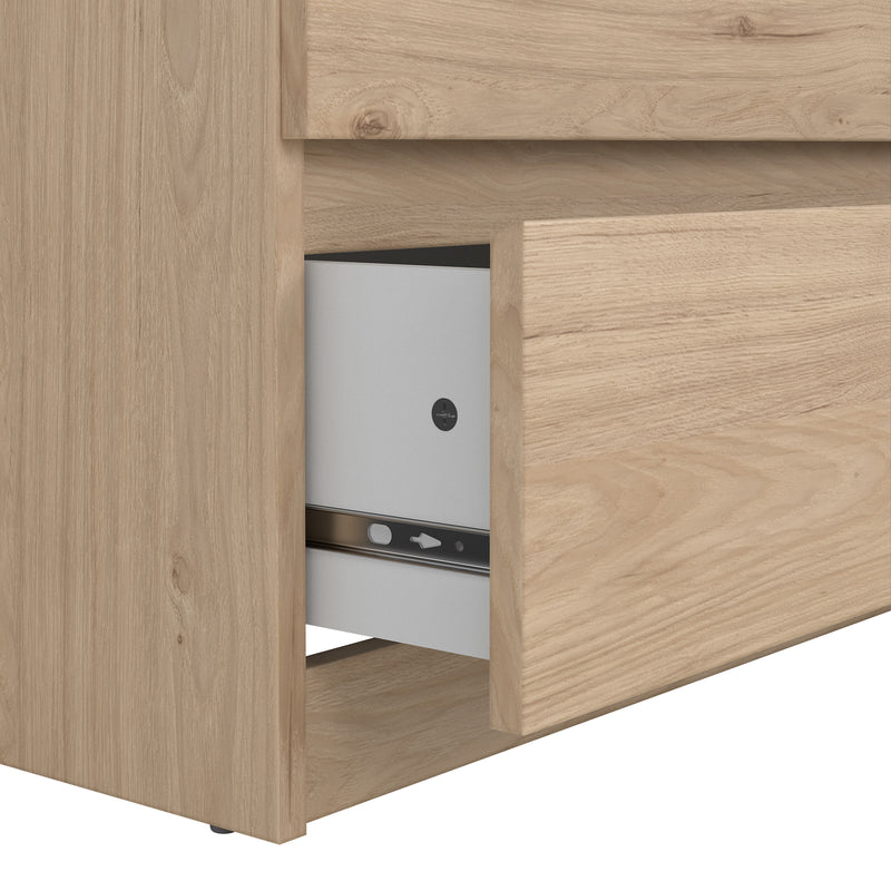 Naia Wide Chest of 6 Drawers (3+3) – Hickory Oak – image 8