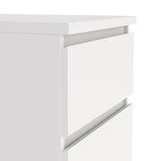 Naia Narrow Chest of 5 Drawers – White – image 6