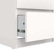 Naia Narrow Chest of 5 Drawers – White – image 7
