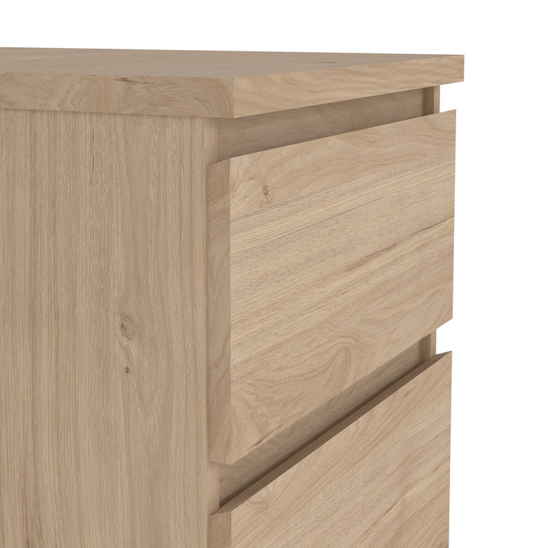 Naia Narrow Chest of 5 Drawers – Hickory Oak – image 7