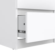 Naia Narrow Chest of 5 Drawers – White Gloss – image 7