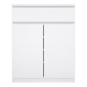 Naia Sideboard - 1 Drawer 2 Doors – White Gloss – image 2