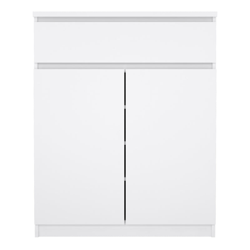 Naia Sideboard - 1 Drawer 2 Doors – White Gloss – image 2