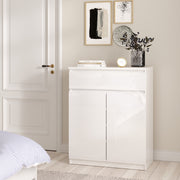 Naia Sideboard - 1 Drawer 2 Doors – White Gloss – image 6