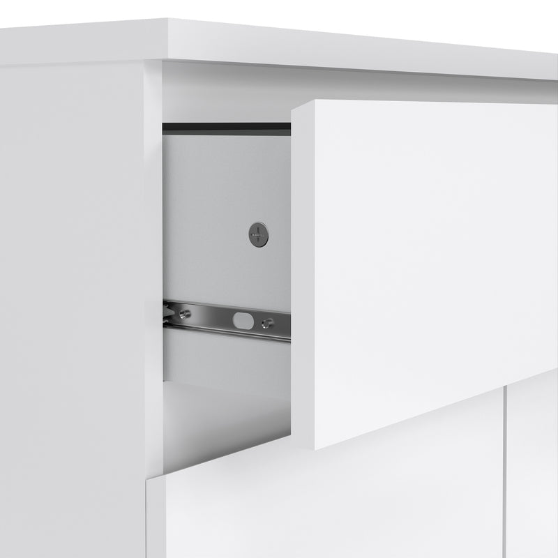 Naia Sideboard - 1 Drawer 2 Doors – White Gloss – image 7