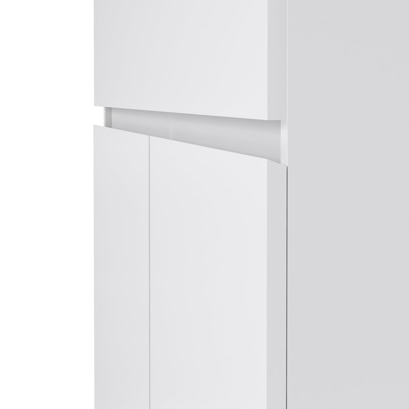 Naia Sideboard - 1 Drawer 2 Doors – White Gloss – image 8
