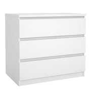 Naia Chest of 3 Drawers – White – image 1