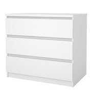 Naia Chest of 3 Drawers – White – image 3